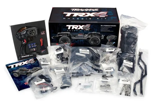 Traxxas TRX-4 4x4 Kit 1/10 Scale-Crawler Bausatz - Ferngesteuerte Autos mit Portalachsen und einem innovativen Clipless-System für einfachen Karosseriewechsel. Ideal für erfahrene Modellbauer, die legendäre Offroad-Technik von Traxxas erleben möchten.