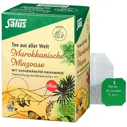 MAROKKANISCHE Minzoase Bio Salus Filterbeutel 15 St von Salus