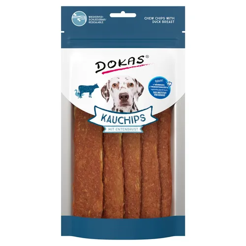 Dokas Kauchips mit Entenbrust 175 g, Hundesnack, UVP 4,99 EUR, NEU