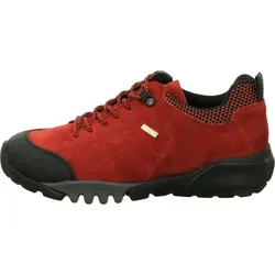Waldläufer H-Amiata Outdoor-Halbschuh - Roter Gummi-Sport-Netzschuh, Größe 37 - Der Waldläufer H-Amiata Outdoor-Halbschuh in Rubinrot bietet optimalen Tragekomfort und ist ideal für Wanderungen. Mit herausnehmbarem Fußbett und wasserabweisender Membran sorgt er für ein angenehmes Fußklima.