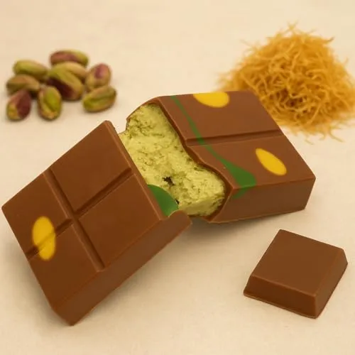 Dubai Style 3er Set – Pistazien & Kadayif Genuss | Vollmilch | Orientalische Süßigkeit