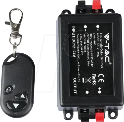 VT-3300 LED-Dimmer mit Fernbedienung von V-TAC