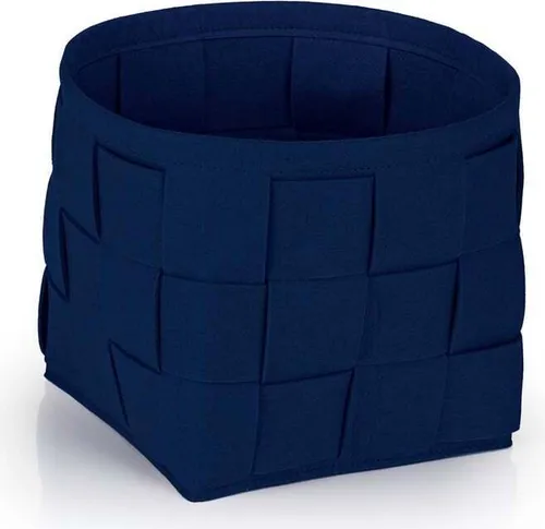 N8WERK Aufbewahrungskorb Filz 24cm dunkelblau