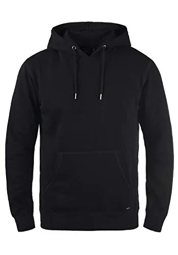 !Solid Bert Herren Kapuzenpullover Hoodie Pullover Mit Kapuze Und Fleece-Innenseite, Größe:XXL, Farbe:Black (9000)