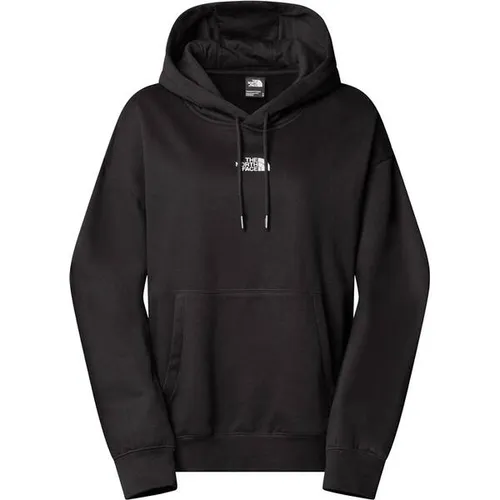 The North Face Womens Essential Oversize Hoodie - tnf black (JK3) XS - Outdoor Hoodie für Damen, bietet höchsten Tragekomfort und Wärme durch gebürstete Innenseite. Ideal für urbane Abenteuer mit lässiger Oversize-Passform und praktischer Kängurutasche.