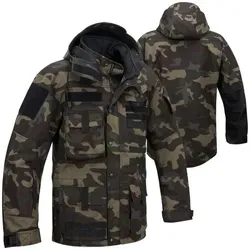 Brandit Herren Performance Outdoorjacke - Winterjacke Schwarz M - Funktionsjacke aus 100% Polyester, maschinenwaschbar und ideal für Outdoor-Aktivitäten, ausgestattet mit Kapuze und Pattentaschen.