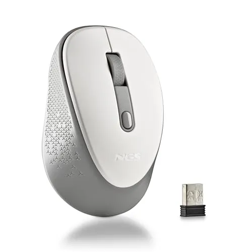 NGS Souris Sans Fil Dew (Blanc) (Kabellos) (NGS-MOUSE-1349)