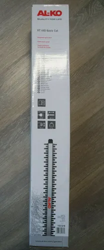 AL-KO Elektro Heckenschere HT 440 Basic Cut - Heckenschere für präzise Schnittführung, ideal für Gartenpflege mit leistungsstarkem Netzbetrieb.