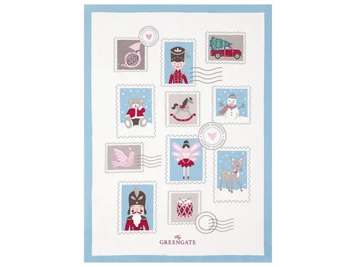 Greengate Geschirrtuch Xmas letter Geschirrtuch bedruckt 70x50cm