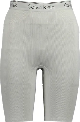 Calvin Klein Sport Ribbed Knit Shorts Hellgrau in silber von Calvin Klein
