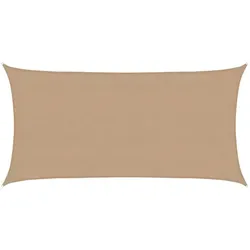 vidaXL Sonnensegel 160 g/m² Taupe 4x7 m HDPE - Genießen Sie angenehme Schattenmomente mit diesem vielseitigen HDPE-Sonnensegel. Ideal für Garten, Terrasse oder Balkon, bietet es zuverlässigen UV-Schutz und ist einfach zu montieren.