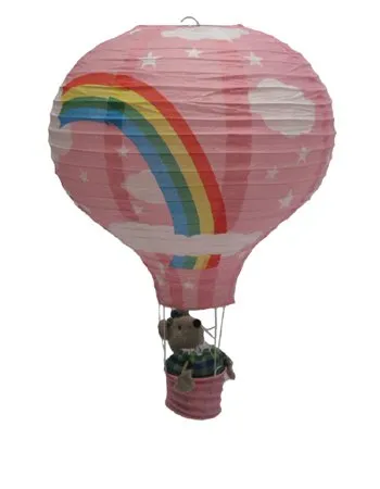 süß Heißluftballon Reispapier Lampion Lampenschirm (Modell 04)