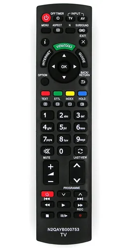Ersatz Fernbedienung für Panasonic N2QAYB000504 Fernseher TV Remote Control