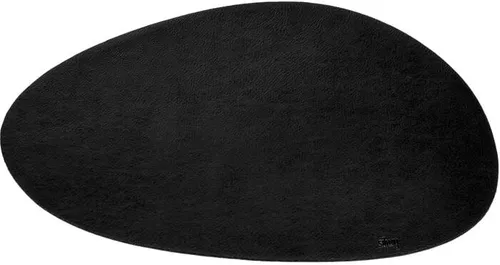 silwy Metall-Nano-Gel-Platzset in Lederoptik in schwarz von silwy