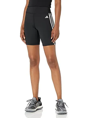 ADIDAS Damen Tight TE 3S Short - Fitnesshosen mit hohem Bund für perfekten Sitz, ausgestattet mit AEROREADY Technologie für ein trockenes Tragegefühl beim Training.