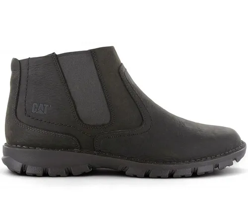 CAT Caterpillar Hoffman Casual Herren Chelsea Boot Stiefel Schwarz-Braun P720659