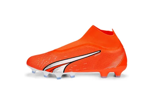 PUMA ULTRA MATCH LL FG/AG Fußballschuh - Erlebe Höchstleistungen mit dem PUMA ULTRA MATCH Fußballschuh. Leichtes Mesh-Obermaterial und GripControl-Technologie sorgen für optimale Ballkontrolle. Hoher Strickkragen für perfekten Sitz und TPU SPEEDPLATE für beste Traktion.