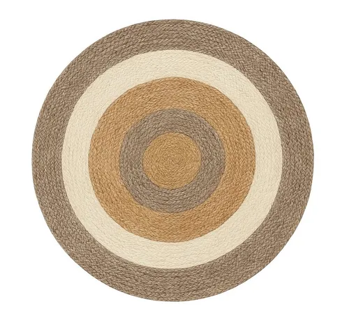 Wohnando Teppich MY-RUG Jute Balance, rund 100x100 cm von Wohnando