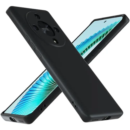 CoolGadget TPU Handyhülle für Honor Magic 6 Lite TPU Hülle, Flexible Soft Case mit Stoßschutz & klarem Design, kompatibel mit Honor Magic 6 Lite (6,78 Zoll), Schwarz
