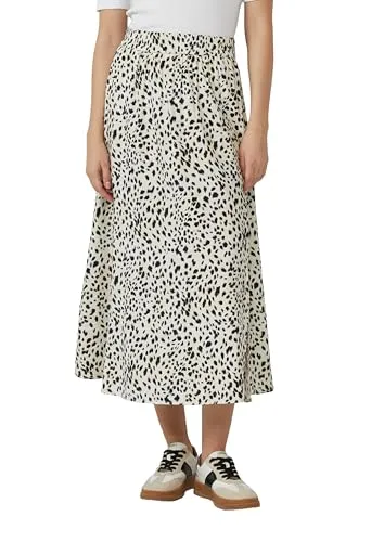 s.Oliver Damenrock 02A2, Regular Fit mit Allover-Print - Röcke für Damen, elastischer Mid Rise-Bund für optimalen Tragekomfort und modischen Allover-Print.