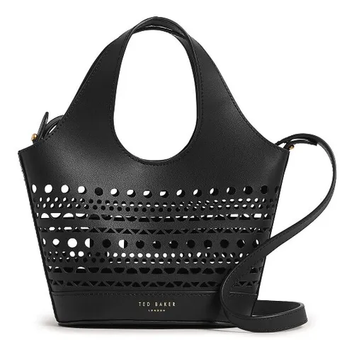 Ted Baker Laurnna Handtasche Leder 21 cm schwarz TAS058973 - Die Ted Baker Laurnna Handtasche aus hochwertigem Leder vereint Stil und Funktionalität. Mit einem praktischen offenen Verschluss und einem verstellbaren Umhängeriemen ist sie perfekt für den Alltag geeignet. Ein elegantes Accessoire für modebewusste Frauen.