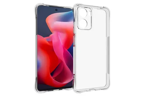 mtb more energy Smartphone-Hülle Clear Armor Case für Motorola Moto G05, Transparente TPU Schutzhülle Case Backcover mit Anti-Shock Verstärkung
