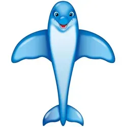 HQ Kinderdrachen Dolphin Kite 200 cm