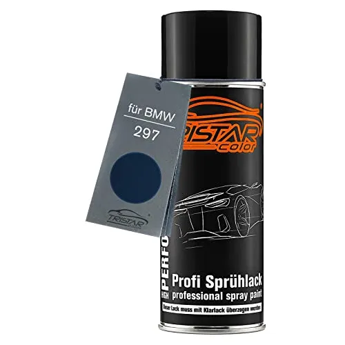 TRISTARcolor Autolack Spraydose für BMW 297 Montrealblau Metallic Basislack Sprühdose 400ml