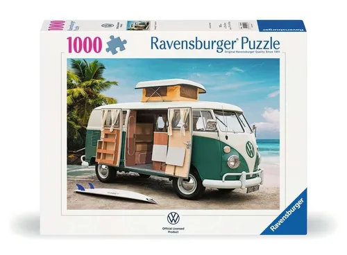 Ravensburger 00579 Volkswagen T1 Camper Van Puzzle Teielanzahl 1000