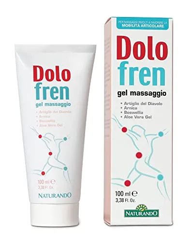 Dolofren Gel 100 Ml Massage-Gel für das Wohlbefinden, bei Arthritis und die einfache Bewegung