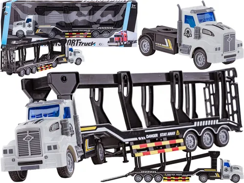 Lkw, Transporter, Lastkraftwagen, aufklappbarer Anhänger 1:48