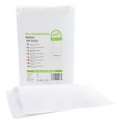 Medi-Inn Einmal-Waschhandschuhe Molton, 15 x 22 cm, 100er Pack 1 x 100 Stück