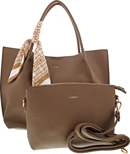Produktbild Rieker H139924 H13 Damen Handtasche Braun – 2 in 1 Bag-in-Bag