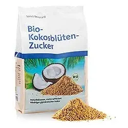Bio-Kokosblütenzucker 1000 g - Naturbelassen und Aromatisch - Goldähnlich schimmernder, naturbelassener Zucker mit feiner Süße und Karamellaroma. Ideal für süße Speisen und Getränke, sorgt für ein harmonisches Geschmackserlebnis.