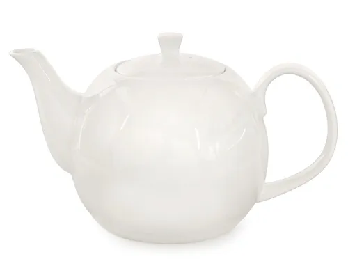 Buchensee Teekanne 1,5 Liter aus Porzellan - Fine Bone China - Elegante Teekanne aus hochwertigem Fine Bone China, spülmaschinenfest und mit tropffreiem Ausguss. Ideal für täglichen Genuss und als stilvolles Geschenk.