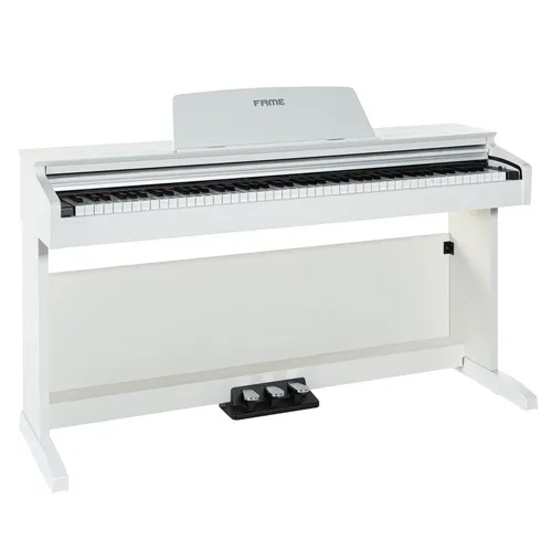 E-Piano Fame DP-2000 WH - Digital Piano mit gewichteter Tastatur und Hammermechanik, 16 Klangfarben, inklusive 21-teiligem Online-Klavierkurs von Thomas Forschbach