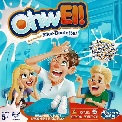 OhwEI - das lustige Eier-Roulette | Hasbro | Spiel für Kinder