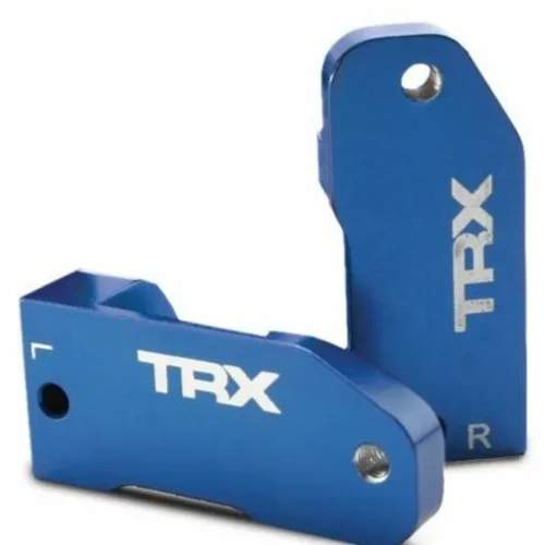 Traxxas Lenkhebelhalter links und rechts 30 Alu blau TRX3632A Rustler VXL