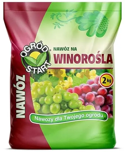 Ogród Start Dünger Weinreben NPK 12-5-15 Granulat 2kg für Gartenpflanzen, Obstbäume und Sträucher