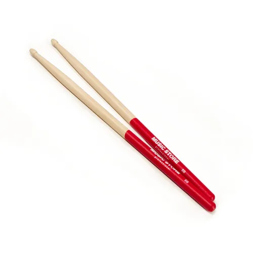MUSIC STORE Hornbeam 5B Sticks Red Grip
