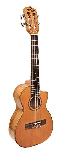 Leho LHUC-CMF-CE-TB thin Body Konzertukulele mit Tonabenhmer