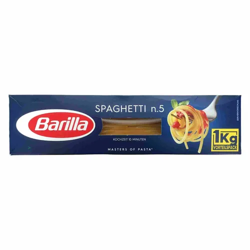 Barilla Pasta Spaghetti No5 1kg Packung