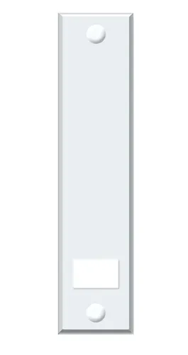 Schellenberg Gurtwickler-Abdeckplatte Standard mit 135 mm Lochabstand in Weiß