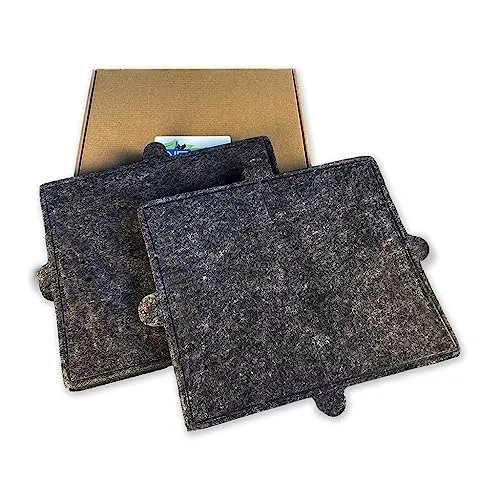 AIR2GO Aktivkohlefilter für Miele DKF16-1/7932320 (2St.) - Dunstabzugshaubenfilter, einzeln verpackt für flexiblen Einsatz und optimale Luftreinigung in der Küche.