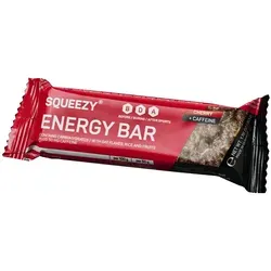 SQUEEZY Energieriegel Energy Bar Kirsche + Koffein | 50g Riegel