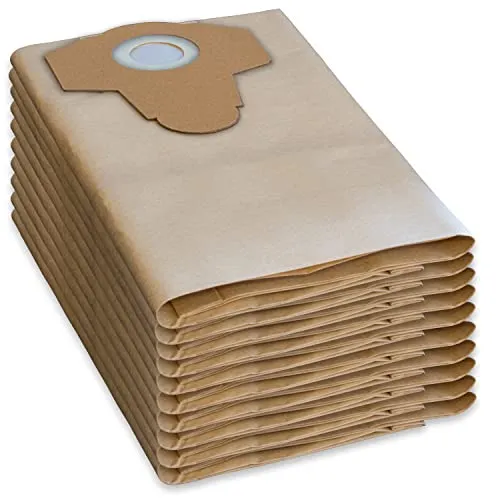 Original Parkside Staubsaugerbeutel für Nass-Trocken-Sauger - 10 Stück Beutel für Parkside 30 l Sauger, ideal für Innen und Außen, mit hoher Filtrationswirkung und einfacher Handhabung.
