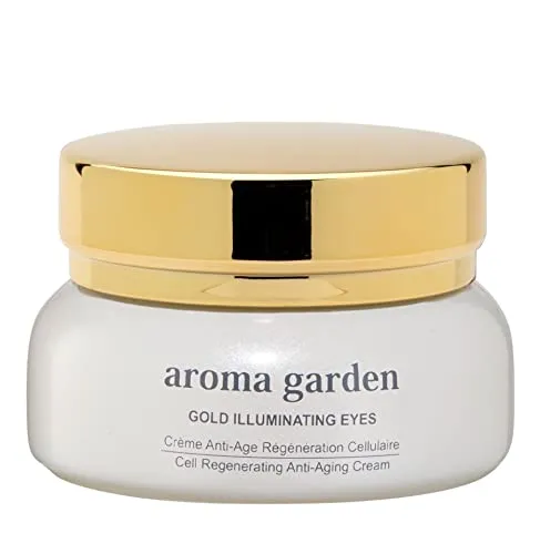 24K Gold Anti-Aging Augencreme in gold von aroma garden