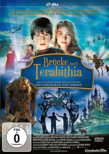 Die Brücke nach Terabithia - Abenteuer und Fantasie - Ein berührender Film über Freundschaft und Fantasie, freigegeben ohne Altersbeschränkung, perfekt für die ganze Familie.