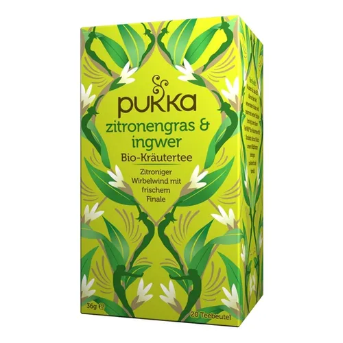 Zitronengras & Ingwer - 20 Teebeutel 36g | PUKKA