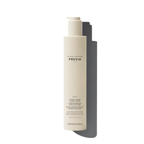 PREVIA Keeping After Color Conditioner 250 ml - Conditioner für coloriertes Haar, sorgt für langanhaltende Farbbrillanz und Glanz. Mit 97,5% natürlichen Inhaltsstoffen, ohne künstliche Farbstoffe, ideal für gepflegtes Haar nach dem Färben.